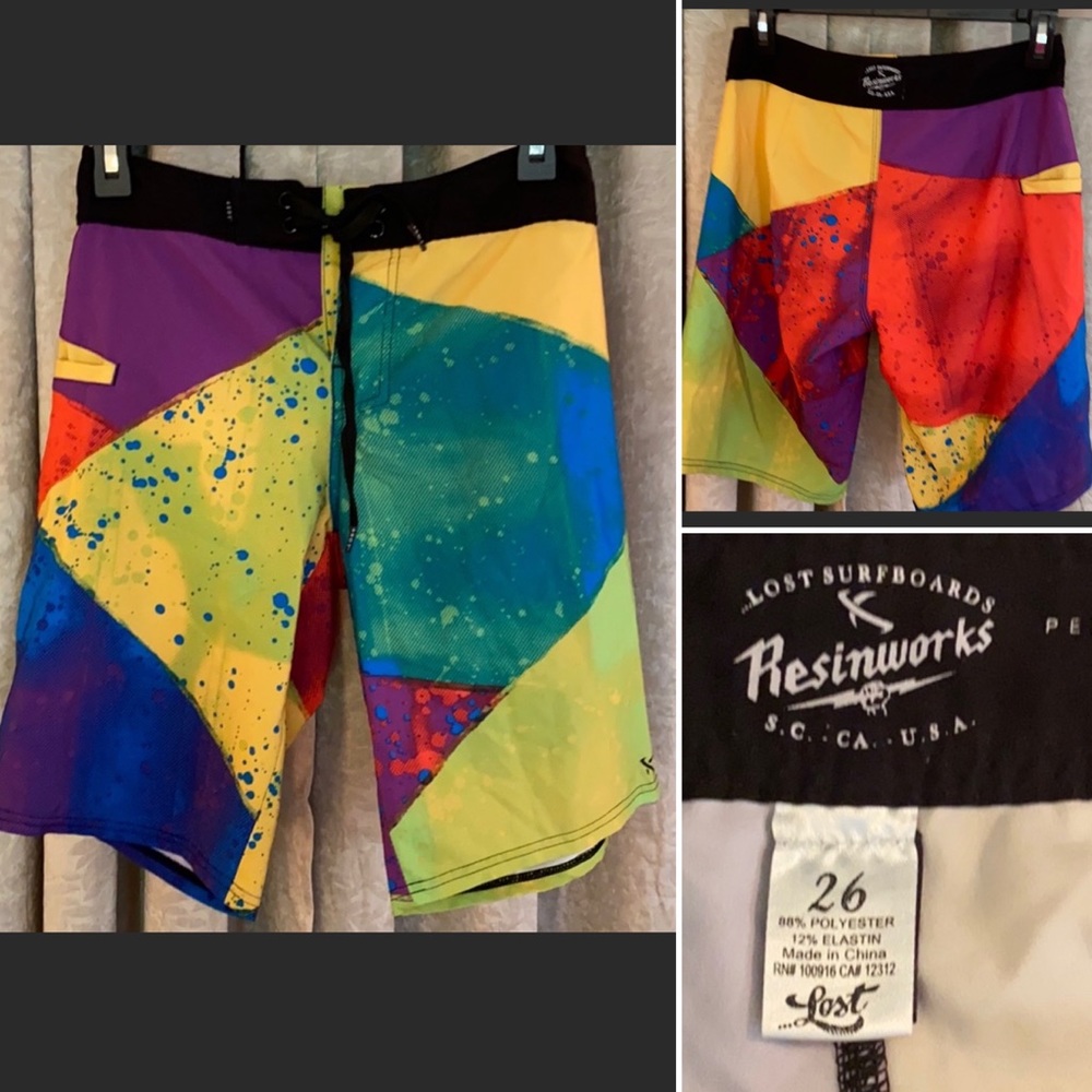 Lost Surfboards Resinworks Board Shorts 26